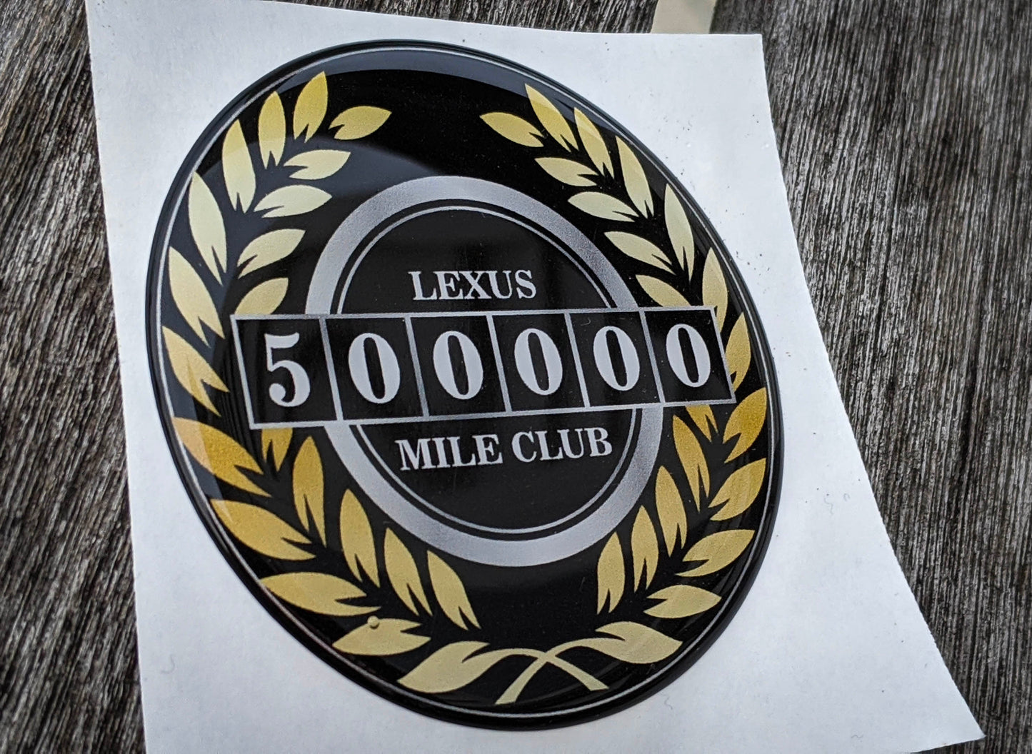 Lexus High Mileage Badges