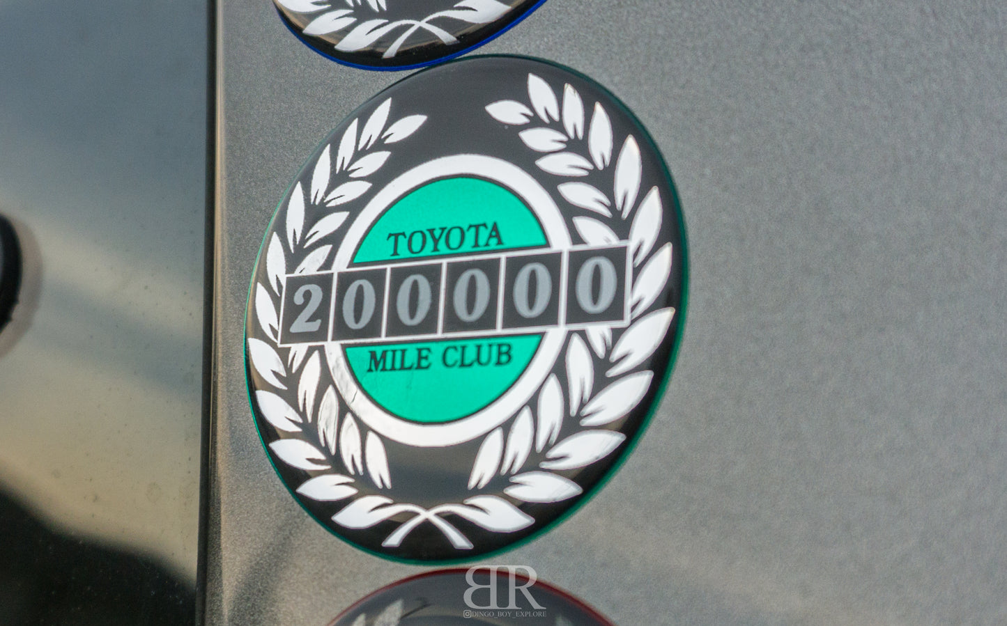 Toyota High Mileage Badge